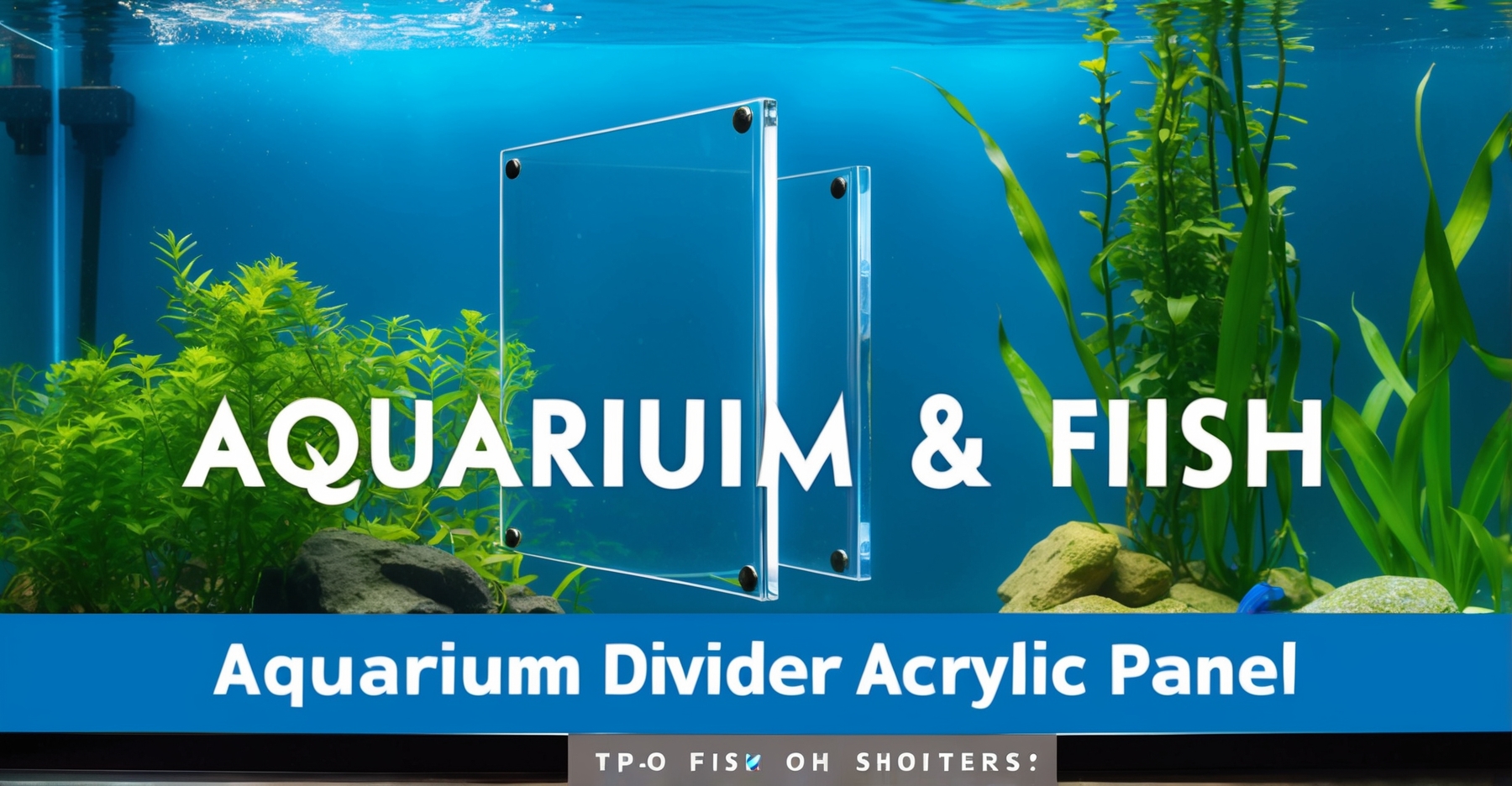 Aquarium Divider Acrylic Panel