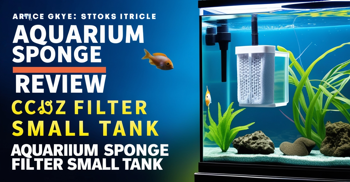 Quick Picks: Best Aquarium Sponge Filters for Small Tanks