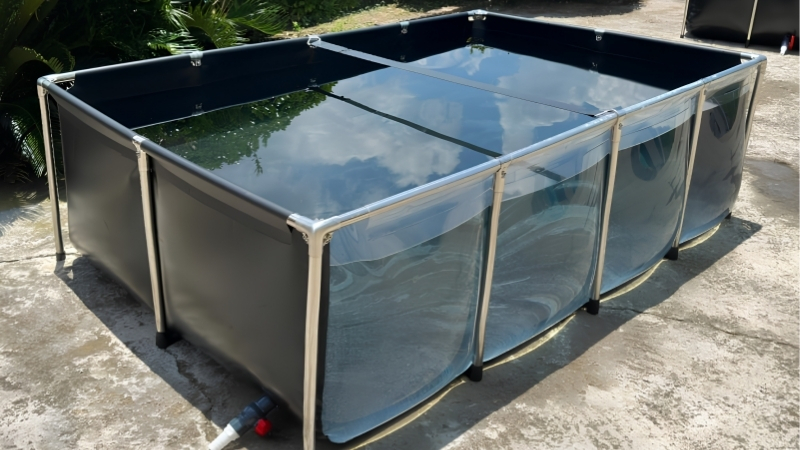 best collapsible fish pond with drain valve