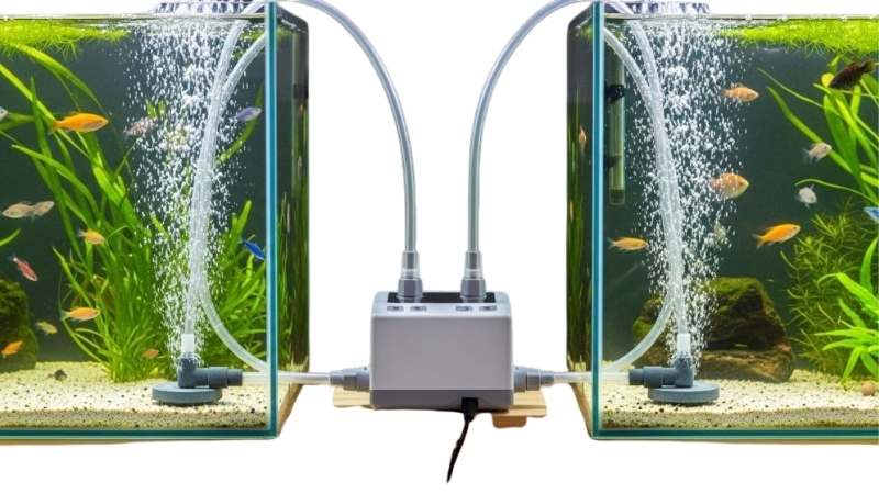 best dual outlet aquarium air pump
