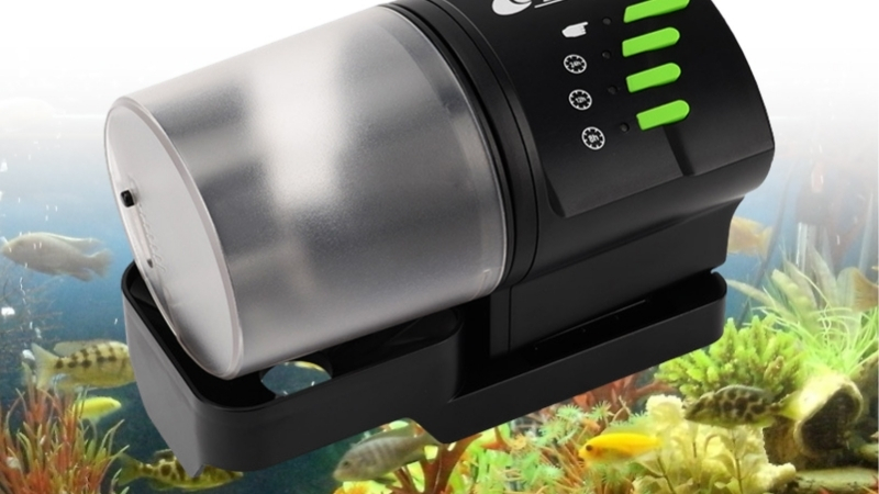 best one touch automatic fish feeder