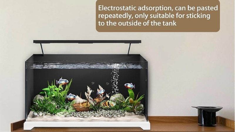 best static cling aquarium background