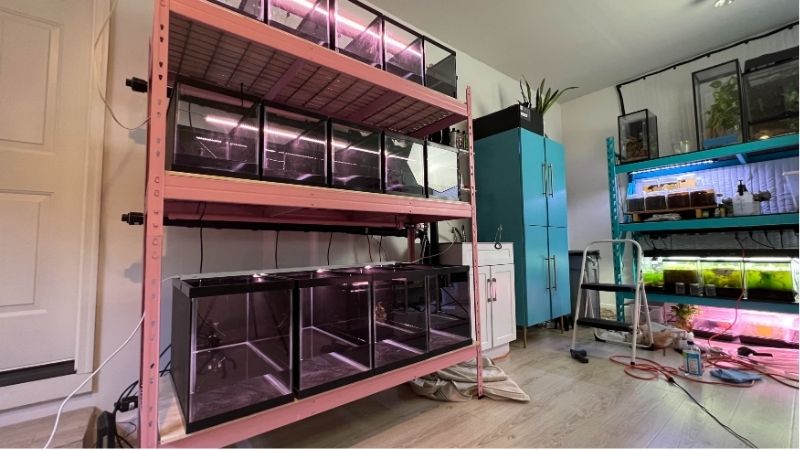 best waterproof finish for an aquarium rack