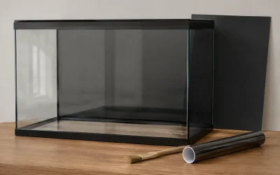 Aquarium Backgrounds: Static Cling vs. Painted – Pros and Cons