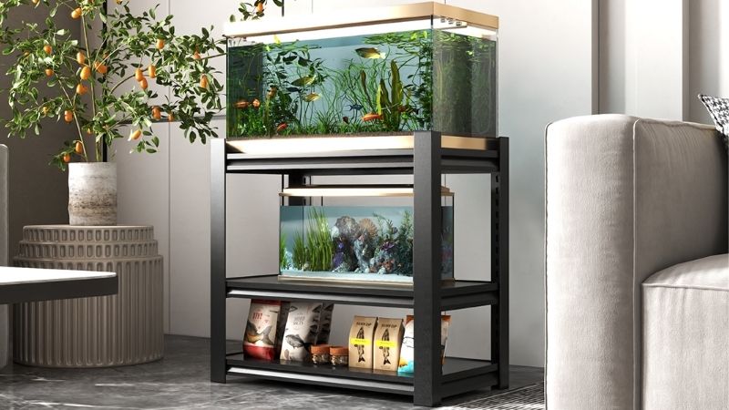 how much weight can an aquarium stand hold