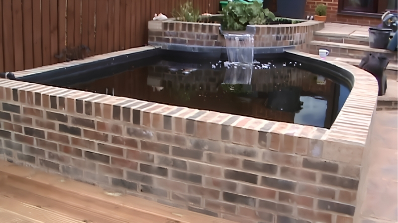 how to set up an above ground koi pond step by step